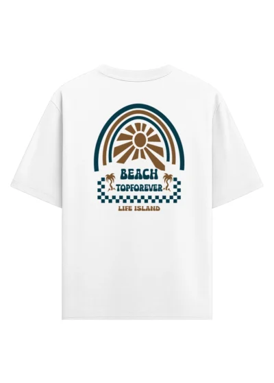 เสื้อยืดโอเวอไซต์ สกรีนลาย